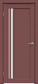 Дверь межкомнатная "Design-608" Лофт ред, стекло Сатинат белый