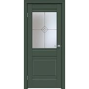 Дверь межкомнатная "Design-626" Дарк грин стекло Стелла