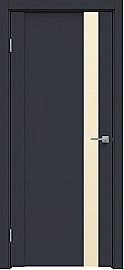 Дверь межкомнатная "Design-655" Дарк блю, стекло Лакобель жемчуг