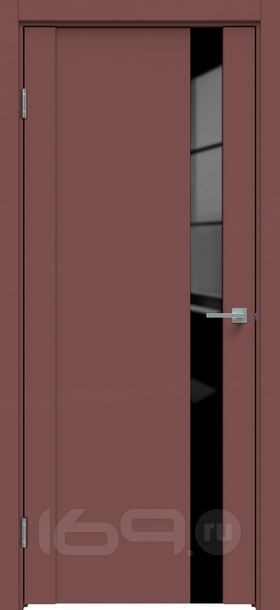 ДП Design-655 Лофт ред, Лакобель черный 200*80
