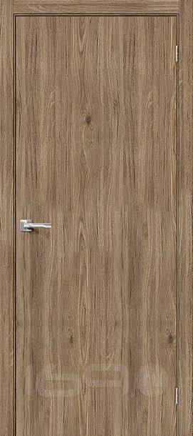 Дверь межкомнатная Браво-0 Экошпон Original Oak, без декора, глухая, без стекла, каркасно-щитовая