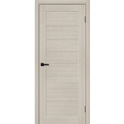 Дверь межкомнатная Браво-21 Экошпон, Cream Melinga, глухая, царговая