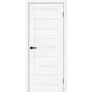 Дверь межкомнатная Браво-21 Экошпон, Snow Melinga, глухая, царговая