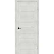 Дверь межкомнатная Браво-21 Экошпон Bianco melinga, глухая, царговая