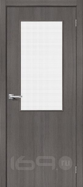 ДП ЭКО Браво-7 Grey Melinga Wired Glass 12,5 200*90