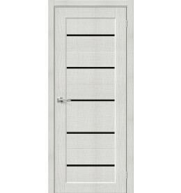 Дверь межкомнатная Мода-22 Экошпон, Bianco melinga, глухая, каркасно-щитовая
