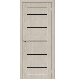 Дверь межкомнатная Мода-22 Экошпон, Cream Melinga, глухая, каркасно-щитовая