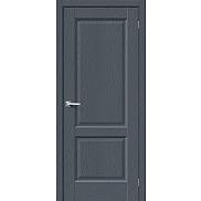 Дверь межкомнатная из эко шпона «Неоклассик-32» Stormy Wood глухая