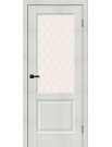 tumb 1 - ДП ЭКО Неоклассик-33 Bianco Melinga White Сrystal 200*80