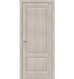 Дверь межкомнатная Прима-12 Экошпон Cappuccino Melinga, глухая, кромка нет, филенчатая