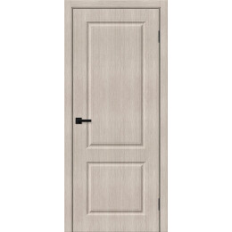 Дверь межкомнатная Скинни-12 Экошпон Cappuccino Melinga, глухая, кромка обычная, скиновая