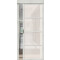 Дверь межкомнатная Твигги-11.3 раздвижная Экошпон, Bianco melinga, остекленная, magic fog, царговая