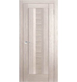 Дверь межкомнатная Y-1 Экошпон, Кремовая лиственница, глухая, царговая