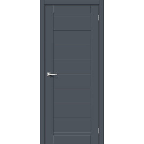Дверь межкомнатная Браво-21 Эмалит Stormy Matt, глухая, царговая