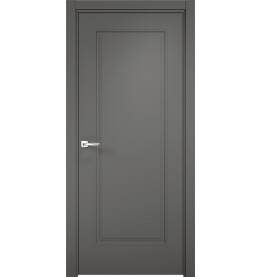 Дверь межкомнатная Ларедо-2 Эмалит, Софт графит, глухая, каркасно-щитовая