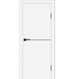 Дверь межкомнатная Лозана 03-6 Эмалит, Софт айс, глухая, кромка алюминиевая в цвет полотна, каркасно-щитовая