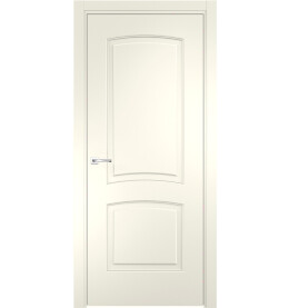 Дверь межкомнатная Оксфорд-1 Эмалит, Софт панакота, глухая, кромка алюминиевая в цвет полотна, каркасно-щитовая