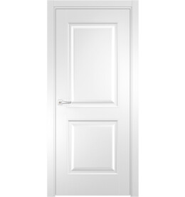 Дверь межкомнатная Орлеан-1 Эмалит, Софт айс, глухая, кромка алюминиевая в цвет полотна, каркасно-щитовая