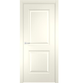 Дверь межкомнатная Орлеан-1 Эмалит, Софт панакота, глухая, кромка алюминиевая в цвет полотна, каркасно-щитовая