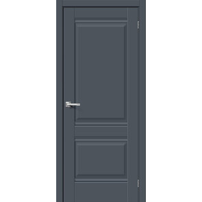 Дверь межкомнатная Прима-2 Эмалит Stormy Matt, глухая, кромка нет, филенчатая