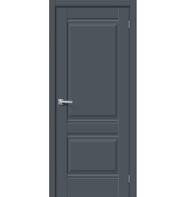 Дверь межкомнатная Прима-2 Эмалит Stormy Matt, глухая, кромка нет, филенчатая