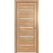 Дверь межкомнатная Future-502 МДФ Дуб Винчестер светлый, остекленная, сатинат белый, царговая