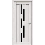Дверь межкомнатная "Future-537" Дуб Серена светло-серый стекло Лакобель чёрное