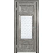 Дверь межкомнатная "Future-589" Дуб винчестер серый, стекло Ромб