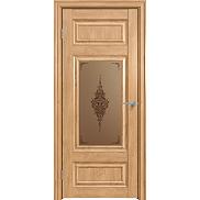 Дверь межкомнатная "Future-589" Дуб Винчестер светлый, стекло Сатин бронза бронзовый пигмент