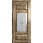 Дверь межкомнатная "Future-589" Дуб Винчестер трюфель, стекло Сатин белый лак прозрачный