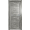 Дверь межкомнатная Future-601 ПВХ, Дуб винчестер серый, остекленная, зеркало, царговая