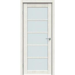 Дверь межкомнатная Future-605 высота 220 ПВХ Дуб патина золото, остекленная, сатинат белый, кромка нет, царговая