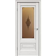 Дверь межкомнатная "Future-631" Дуб Серена светло-серый, стекло Сатин бронза бронзовый пигмент