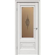 Дверь межкомнатная "Future-631" Дуб Серена светло-серый, стекло Сатин бронза лак прозрачный