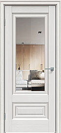 Дверь межкомнатная "Future-631" Дуб Серена светло-серый, стекло Прозрачное