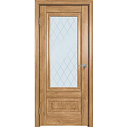 Дверь межкомнатная Future-631 ПВХ Дуб Винчестер светлый, остекленная, ромб, кромка нет, царговая