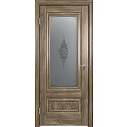 Дверь межкомнатная "Future-631" Дуб Винчестер трюфель, стекло Сатин графит лак прозрачный