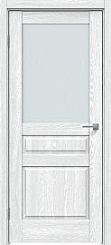 Дверь межкомнатная "Future-633" Дуб патина серый стекло Сатинат белый