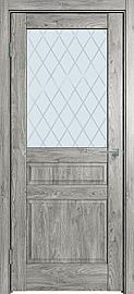 Дверь межкомнатная "Future-633" Дуб винчестер серый стекло Ромб