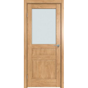 Дверь межкомнатная Future-633 ПВХ Дуб Винчестер светлый, остекленная, сатинат белый, царговая