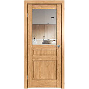 Дверь межкомнатная Future-633 ПВХ, Дуб Винчестер светлый, остекленная, прозрачное, царговая