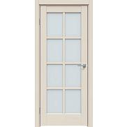Дверь межкомнатная  "Future-636" Дуб Серена керамика стекло Сатинато белое