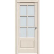 Дверь межкомнатная "Future-640" Дуб серена керамика стекло Сатинат белый