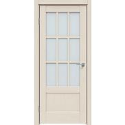 Дверь межкомнатная "Future-649" Дуб серена керамика стекло Сатинат белый