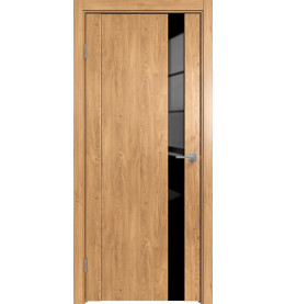 Дверь межкомнатная Future-655 ПВХ, Дуб Винчестер светлый, остекленная, зеркалографит, царговая