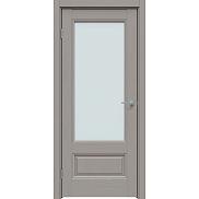 Дверь межкомнатная "Future-661" Дуб серена каменно-серый, стекло Прозрачное
