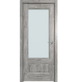 Дверь межкомнатная Future-661 ПВХ, Дуб винчестер серый, остекленная, прозрачное, царговая