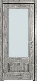 Дверь межкомнатная "Future-661" Дуб винчестер серый, стекло Прозрачное