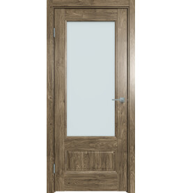 Дверь межкомнатная Future-661 ПВХ, Дуб Винчестер трюфель, остекленная, прозрачное, царговая