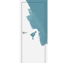 Дверь межкомнатная Инвизибл Al Грунт, кромка-ABS